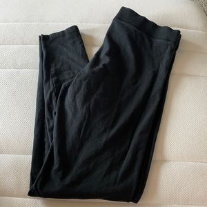 PINK - black leggings